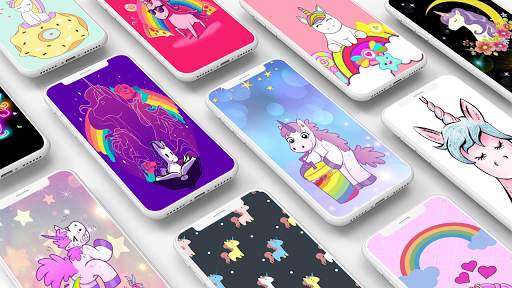 Kawai Unicorn Wallpaper screenshot 1