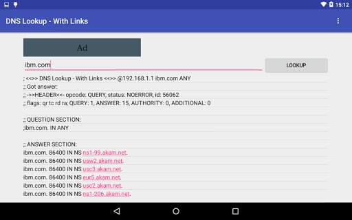 DNS Lookup - With Links screenshot 8