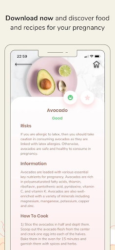 Pregnancy Diet: Food & Recipes screenshot 1