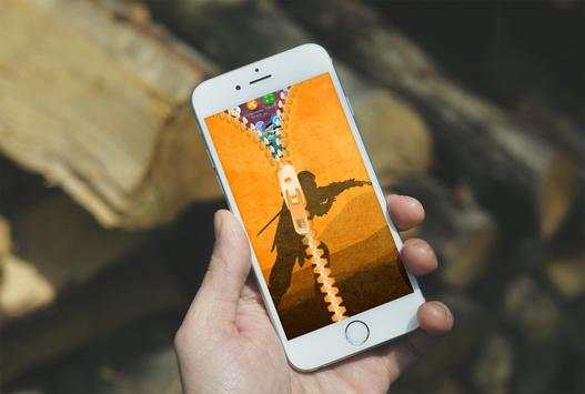Mortal Zipper Lock Screen X Kombat screenshot 1