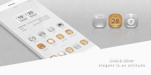Gold&Silver GO Launcher Theme screenshot 6