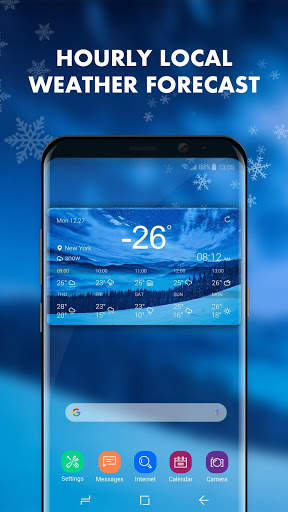 Sudut langit ramalan widget tema & jam screenshot 2