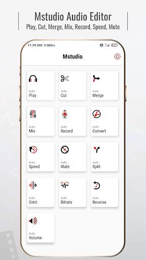 Mstudio : Audio & Music Editor screenshot 1