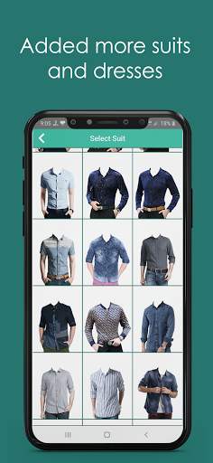 Man Pro Shirt Photo Suit screenshot 5