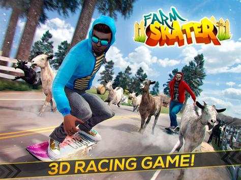 Farm Skater Boy - Skating Game screenshot 4
