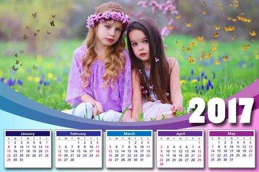 Calendar Photo Frames 2017 screenshot 1