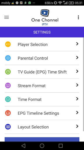 One Channel IPTV स्क्रीनशॉट 7