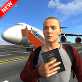 Indian Airplane Traveller icon