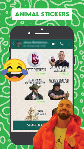 WA Animated Sticker Maker - WAStickerApps Animated screenshot 1