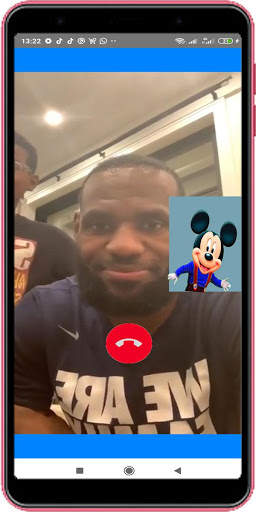 LeBron James Fake video call screenshot 8