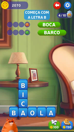🔥Kitty Scramble: Pilhas de palavras screenshot 5