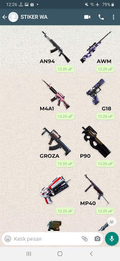 Sticker WA Free Fire FF Emote 2021 WAStickerApps screenshot 8