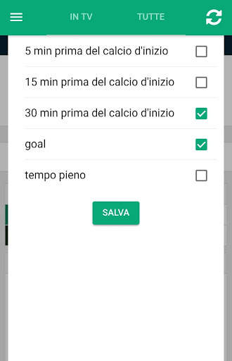 Calcio in TV e Livescore screenshot 6