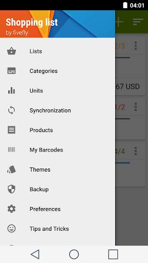Shopping list screenshot 5
