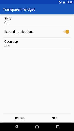 Transparent Widget screenshot 4