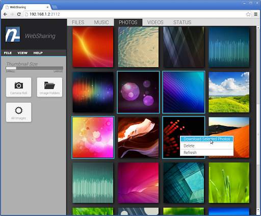 WebSharing (WiFi File Manager) screenshot 7