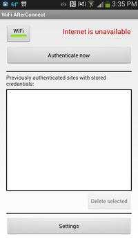 WiFi AfterConnect Web Login screenshot 2