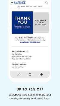 HauteLook screenshot 4