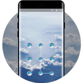 Lock theme for lg q6 mist cloud wallpaper icon
