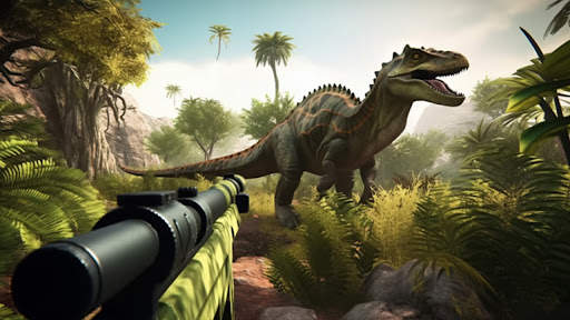 Angry Dinosaur Shooting Game screenshot 1