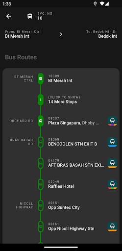 SG Bus Arrival Times screenshot 4