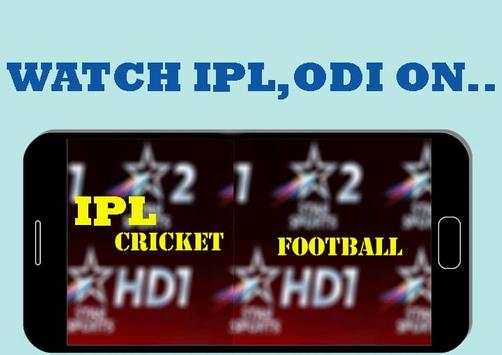Star sport - IPL cricket -football-advise -advise screenshot 1