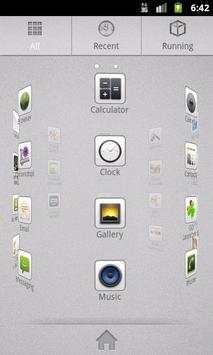 GO Launcher EX Theme Grey screenshot 3