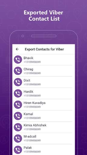 Export Contacts Of Viber : Marketing Software screenshot 3