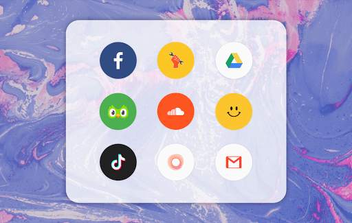 Pure Icon Pack - Round and flat screenshot 4