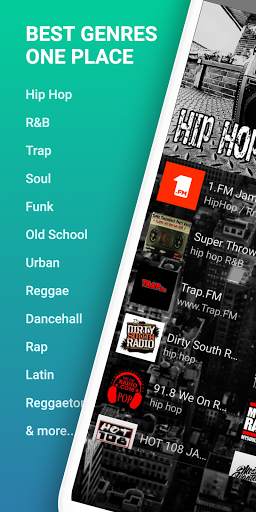 HIP HOP R&B RAP TRAP OLD SOUL FUNK REGGAE RADIO screenshot 1