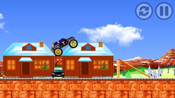 racing car monster truck game screenshot 4