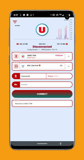 UXNET VPN screenshot 2