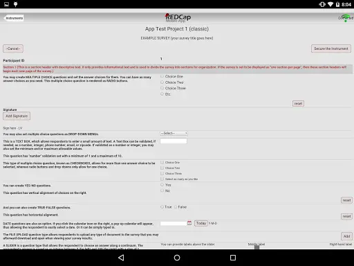 REDCap Mobile App स्क्रीनशॉट 3