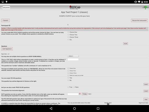 REDCap Mobile App screenshot 3