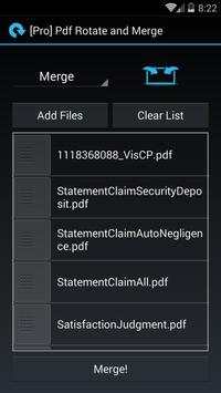 Pdf Rotate and Merge 4 تصوير الشاشة
