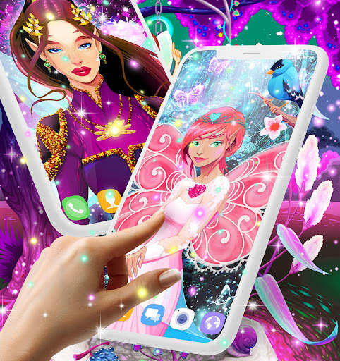 Forest fairy live wallpaper screenshot 2