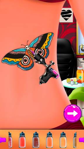Sexy Tattoo Maker Girl - Ink Tattoo Drawing Games screenshot 4