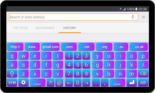 Blue-Purple Keyboard screenshot 5