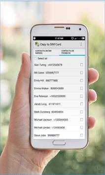 Copy To Sim Card 2017 screenshot 2