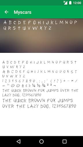 Zombie Fonts for FlipFont screenshot 4