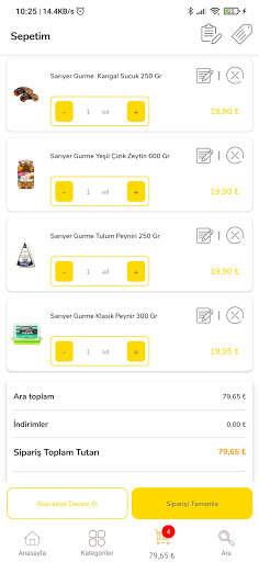 Sarıyer Sanal Market Mobile screenshot 5