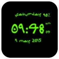 Arabic Digital Clock Live Wallpaper أيقونة