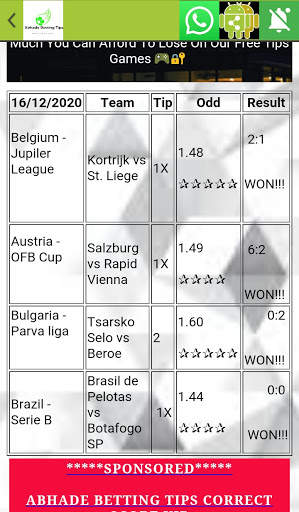 Abhade Betting Tips Free screenshot 3