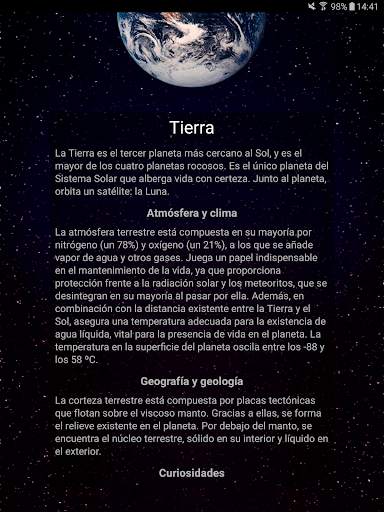 Sistema Solar para Android screenshot 7