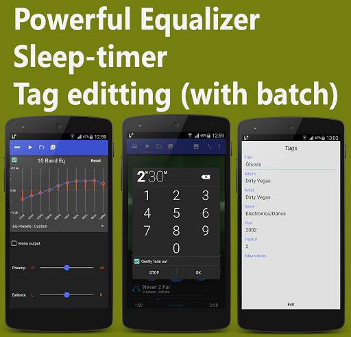 Long Player [FREE folder based audio player] screenshot 4