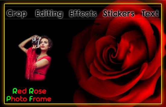 Red Rose Photo Frames screenshot 2