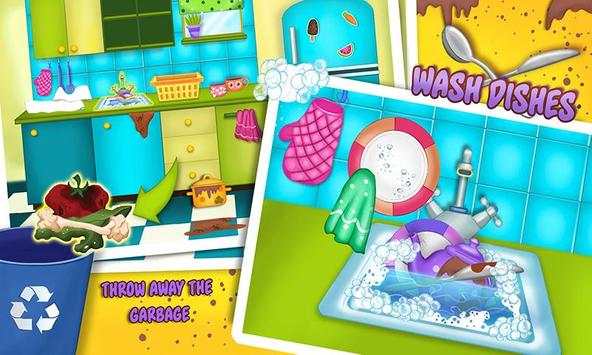 Girl House Cleaning Decoration: My Home Clean-up screenshot 2