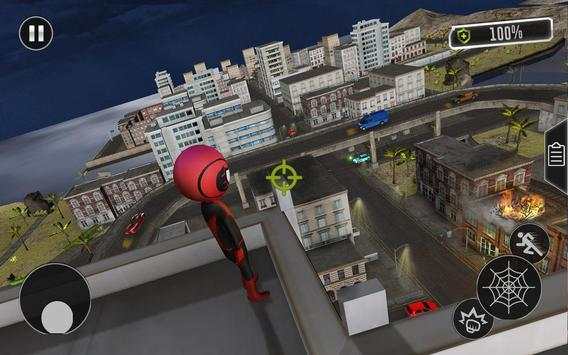 Stickman Rope Spider Warrior:Grand Crime Vice City screenshot 6
