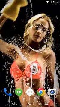 Screen Washer Girl Walllpaper screenshot 1