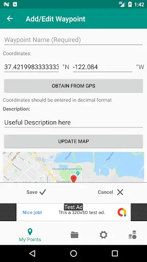 My Waypoints - KML KMZ GPX Reader screenshot 3